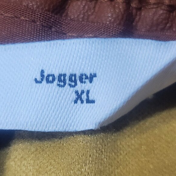 Nine West Women's Faux/Vegan Leather Pleated Pants Caramel Brown - Size XL - Picture 11 of 12